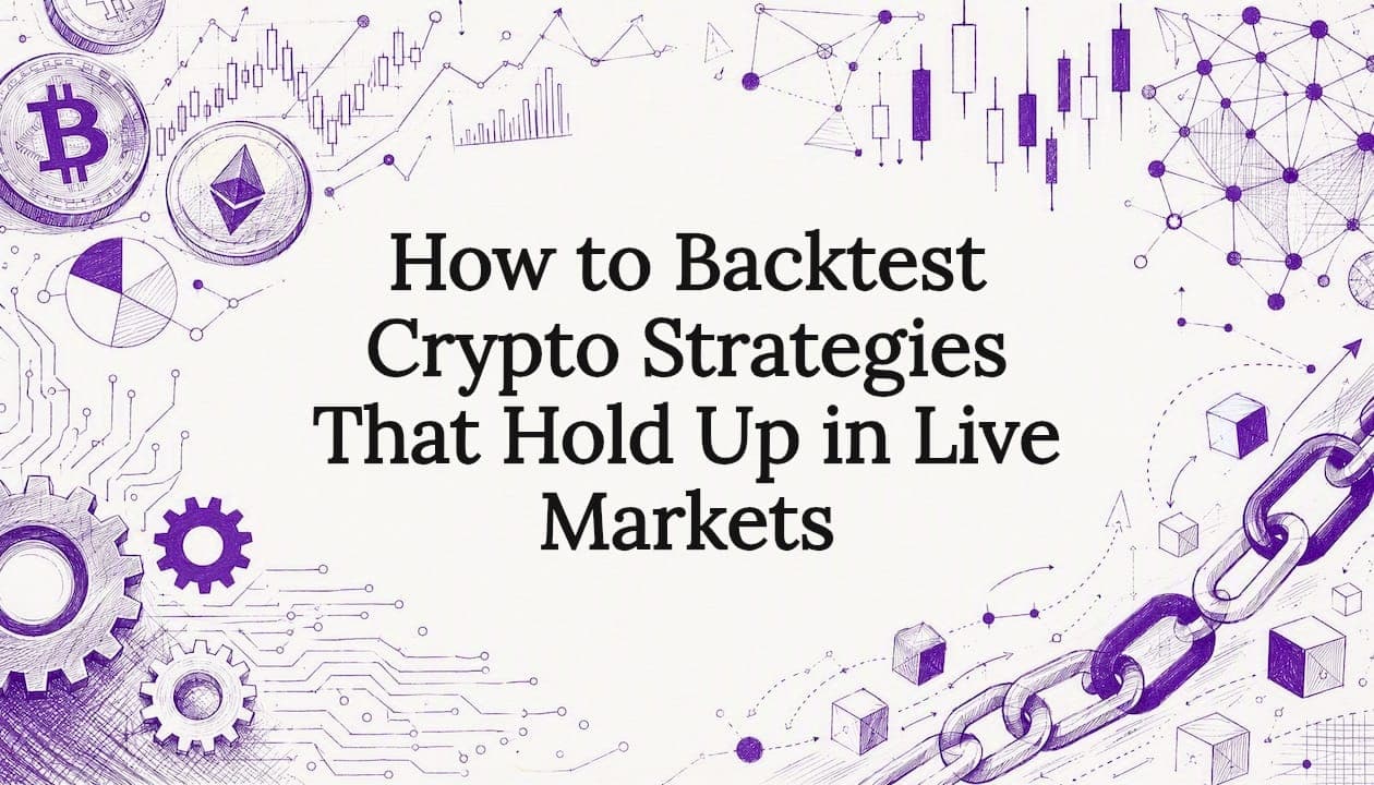 How to Backtest Crypto Strategies That Hold Up in Live Markets - DarkBot cryptocurrency trading blog post about Backtesting