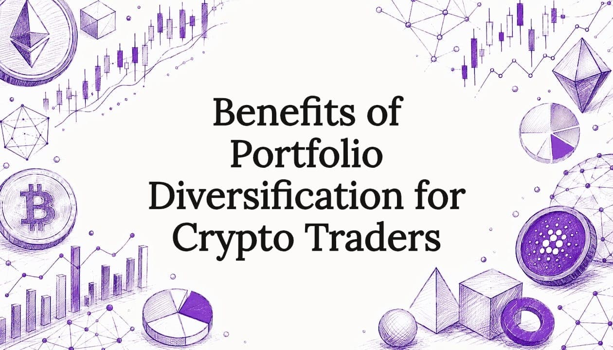 Benefits of Portfolio Diversification for Crypto Traders - DarkBot cryptocurrency trading blog post about Portfolio Management