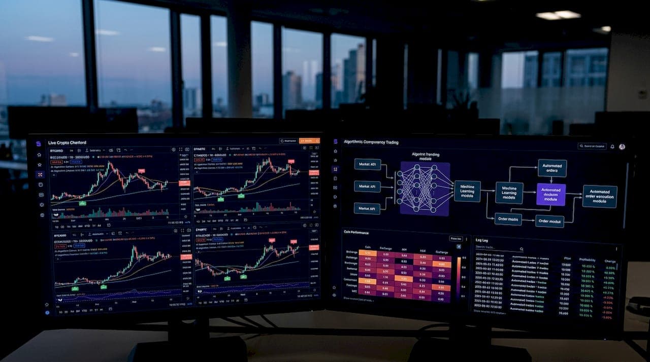 ML & Algorithmic Trading: 287% Crypto Returns Explained - DarkBot cryptocurrency trading blog post about Platform Alternatives