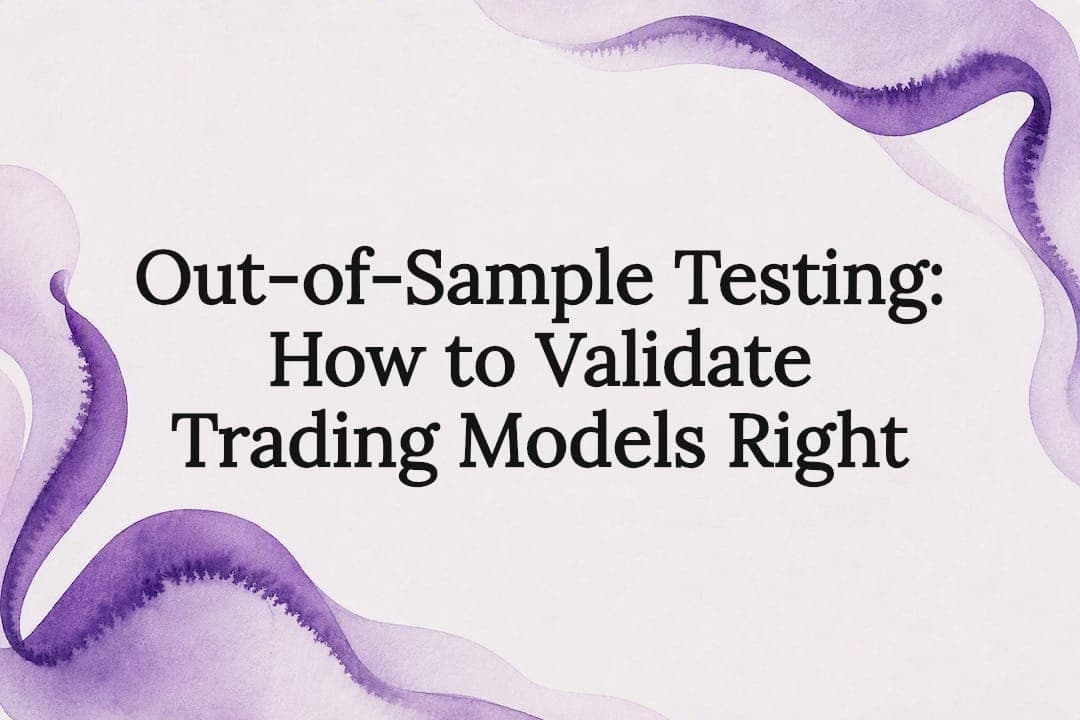 Out-of-Sample Testing: How to Validate Trading Models Right - DarkBot cryptocurrency trading blog post about AI & Machine Learning
