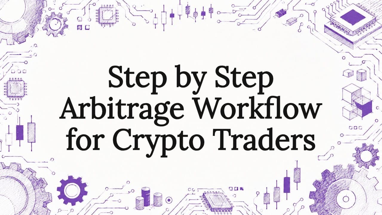 Step by Step Arbitrage Workflow for Crypto Traders - DarkBot cryptocurrency trading blog post about Trading Types