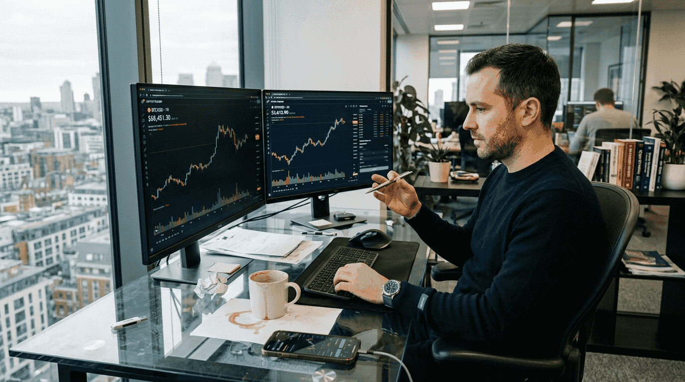 What is arbitrage trading: a 2026 cryptocurrency guide - DarkBot cryptocurrency trading blog post about Trading Types